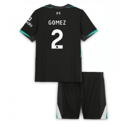 Liverpool Joe Gomez #2 Uit tenue Kids 2024-25 Korte Mouw (+ Korte broeken)
